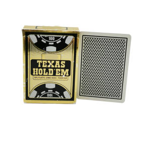 Arabia Saudita Kuwait <span class=keywords><strong>Qatar</strong></span> europeo impermeable negro logotipo personalizado tarjetas póquer naipes póquer 100% plástico EE. UU. cartón CMYK - Product Image 4