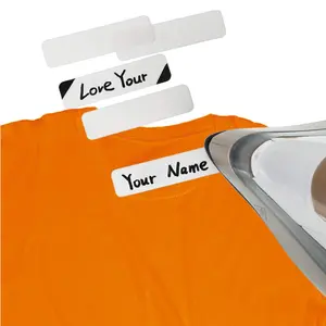 Iron on Writable Name Tags Clothing Labels Kids Labels for School Waterproof Ironing Labels Tags