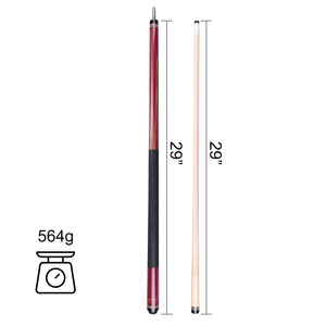 Haute qualité 58 pouces à la main motif de sculpture érable billard bâton noir huit billard - Product Image 2