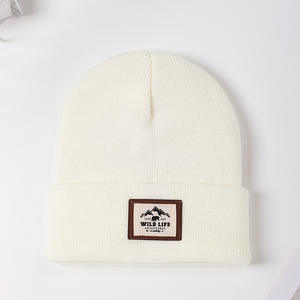 SOLPOP Wildlife – bonnet tricoté de couleur unie pour femmes et hommes, bonnet décontracté doux, coupe-vent, chaud pour l'hiver, pour le camping et le cyclisme - Product Image 2