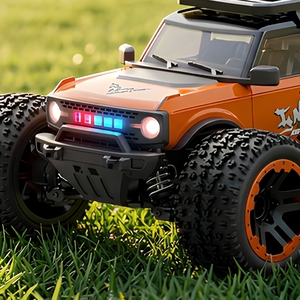 <span class=keywords><strong>Voiture</strong></span> RC 4x4 à grande vitesse à l'échelle 1:20, 40 km/h, moteur à balais, télécommande 2,4 GHz, camion tout-terrain, éclairage LED, étanche - Product Image 5