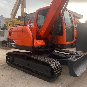 Mini-excavatrice d'occasion Doosan DX80 à bas prix avec pelle à pouce, mini-excavatrice coréenne d'occasion 8 tonnes Doosan - Product Image 2