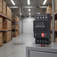 Pengontrol Deteksi Kebocoran Cairan Industri XW PC 1S, Deteksi 500m, Alarm Klakson Strobo, Sensitivitas Dapat Diatur, Tombol Mute Satu Sentuhan