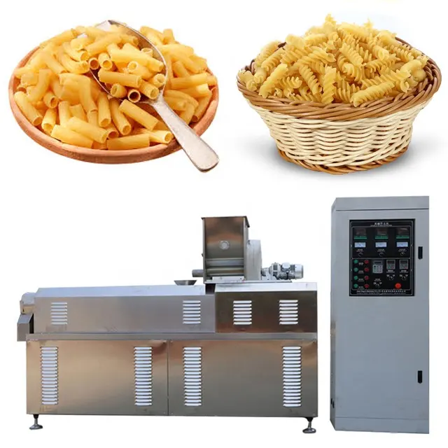 Macaroni Maken Full Line Machine Automatische Pasta Productielijn Elleboog Macaroni Extruder Maken Machine