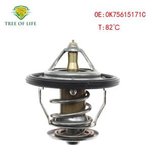 Tree Of Life Engine Thermostat 0K75615171C For Kia 82C Coolant <b>Temperature</b> <b>Control</b> - Product Image 3