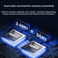 Nuevo Panel Táctil Capacitivo Industrial Android Todo en Uno de 215 Pulgadas, Computadora Inteligente a Prueba de Polvo con Pantalla Integrada, Negra para Negocios
