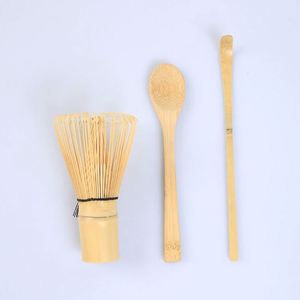 Juego de Herramientas Tradicionales de Bambú para Matcha, Incluye Batidor, Cuchara y Cucharón, Ideal para Regalo - Product Image 2