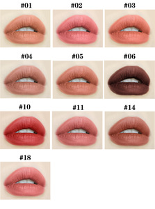 ลิปสติกเนื้อแมตต์กำมะหยี่แท่งสีขาว | สีปากใช้ได้ทุกวันเม็ดสีแน่นติดทนนานไม่ทำให้ริมฝีปากแห้ง - Product Image 5