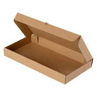Promotion personnalisé brun ondulé conteneur Restaurant Pizza Fast Food boîtes d'emballage pour les petites entreprises