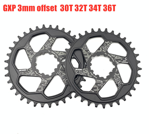 DUB BMX bicicleta bielas corona aleación de aluminio 3mm 6mm Offset Oval plato Compatible <span class=keywords><strong>Sram</strong></span> SX NX <span class=keywords><strong>GX</strong></span> X01 XX1 MTB bielas - Product Image 6