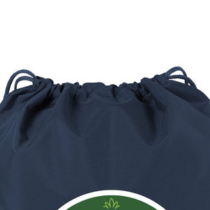 Drawstring <b>Backpack</b> Polyester Zip Pocket Sport Gym Bag Drawstring Durable Eco-Friendly Factory Made Drawstring Bag - Product Image 4
