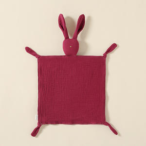 Doudous <span class=keywords><strong>en</strong></span> mousseline de coton de qualité supérieure pour bébés, jouets câlins doux pour bébés, cadeaux pour bébés - Product Image 6