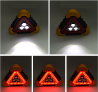 Lampe triangulaire solaire, étanche et Durable, éclairage de travail multifonctions, phare d'avertissement pour voiture