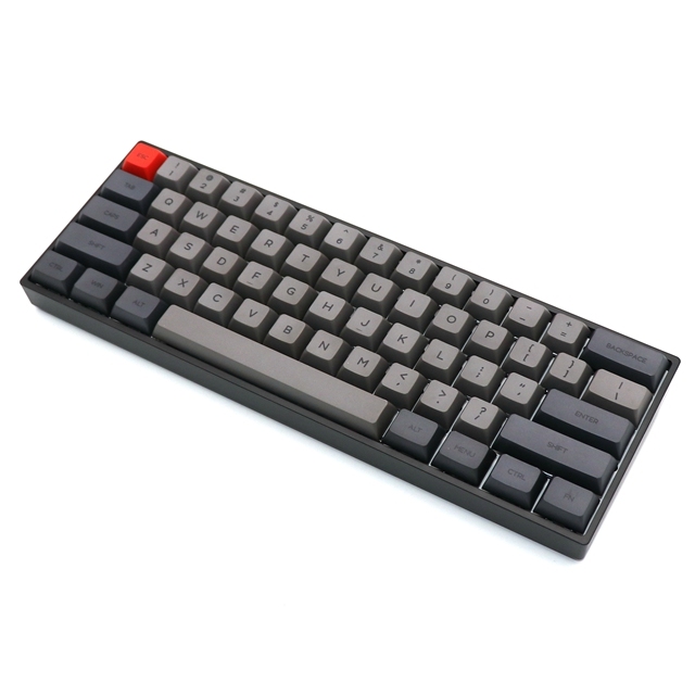 60% 61 Keys NKRO Gateron Optical Axis Type-C Wired RGB Backlight Mechanical Gaming Keyboard