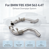 Sistema de Escape de Acero Inoxidable OEM, Tubo de Escape de Alto Rendimiento para BMW F85 X5M S63 4.4T, Mejora de Sonido y Potencia