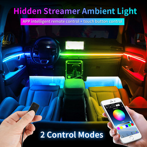 Luce Atmosfera <span class=keywords><strong>Auto</strong></span> Dinamica 10 in 1/18 in 1/22 in 1 RGB 12V Luci <span class=keywords><strong>LED</strong></span> Interne <span class=keywords><strong>per</strong></span> <span class=keywords><strong>Auto</strong></span> Striscia <span class=keywords><strong>LED</strong></span> Sinfonica RGB <span class=keywords><strong>per</strong></span> il 98% delle <span class=keywords><strong>Auto</strong></span> - Product Image 2