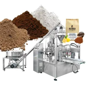 SAMFULL Automatische Proteinpulver-Doypack-Verpackungs maschine Gewürz zucker Kaffee milchpulver Vorgefertigte Beutel verpackungs maschine