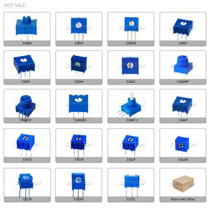 Original 3224W <b>Square</b> SMD Trimmer Potentiometer 101E 103E 501E 1K 2K 5K 10K 20K 50K Ohm 3224 Surface Mount Variable Resistors - Product Image 5
