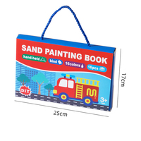 Ensemble de peinture de sable DIY pour la maternelle Puzzle de sable coloré fait à la main Jouet de peinture de graffiti de coloriage parent-enfant en plastique