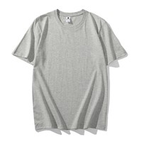 T-shirt personnalisé DTG haute qualité 220gsm t-shirts en coton peigné pour hommes T-shirt unisexe vierge de qualité supérieure
