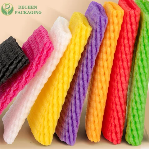 Fruit Sleeve Plastic Mesh Tube Protector Flexible Protection Net Flower Bud Packaging