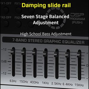มิกเซอร์เสียงดีเจ SL10 <span class=keywords><strong>Pro</strong></span> 10 แชนแนล 99 DSP USB บลูทูธ สำหรับบันทึกเสียงบนคอมพิวเตอร์  พร้อมแผงควบคุมเสียงแบบตั้งโต๊ะ - Product Image 6
