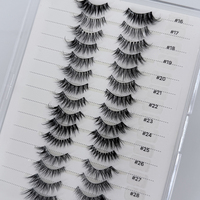En gros, demi-cils volumineux à presser, pré-collés, effet effilé, auto-adhésifs, fixation forte, sans colle, avec logo personnalisé