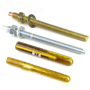 Anclaje de expansión química de alta resistencia M12 M14 M16 M20 <span class=keywords><strong>M22</strong></span> M24 perno de anclaje químico DIN 529 pernos de anclaje de hormigón caída en - Product Image 1