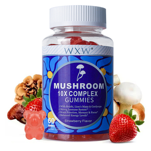 Wholesale Dietary <b>Supplement</b> Mushroom Gummies Boost Energy Gummy <b>Collagen</b> Candy - Product Image 1