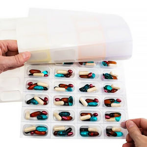 Blister Cards - DIY <span class=keywords><strong>Pharmacie</strong></span> Pilule Mensuel Pilule Organisateur Cold Seal Médicament Emballage <span class=keywords><strong>pour</strong></span> Médicament Jetable Facile à Utiliser - Product Image 1