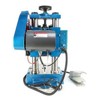 Presse à poinçonner électrique de table compacte 1T, automatique, à double colonne, pour tôles métalliques, avec pédale