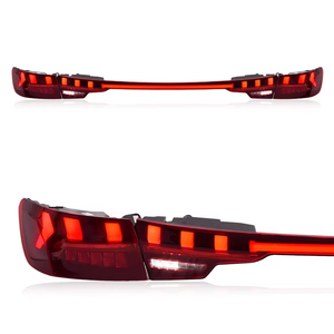 Luce di direzione dinamica per i modelli <span class=keywords><strong>Audi</strong></span> <span class=keywords><strong>A4</strong></span> 17-23 gruppo coda a <span class=keywords><strong>LED</strong></span> nuova condizione 12V obiettivo rosso Plug and Play impermeabile - Product Image 1