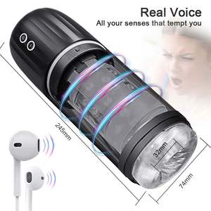 Modalità automatiche regolabili uomo masturbatore TPE Vagina simulazione tazza di succhiare caratteristiche di riscaldamento per la masturbazione maschile-Gelance - Product Image 2