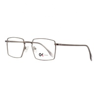 Gafas de Sol Rectangulares de Metal, Diseño de Marca con Logotipo Personalizado de Alta Gama, Unisex, Montura Completa, Ligeras y Elegantes