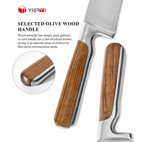 Couteau de cuisine professionnel sur mesure en gros, acier inoxydable allemand, lame tranchante, meilleurs couteaux Santoku japonais, couteau de cuisine