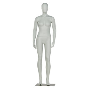 Mannequin sản phẩm mới phát triển từ nhà máy sợi thủy tinh thời trang đa năng trắng đứng nữ mannequin - Product Image 1