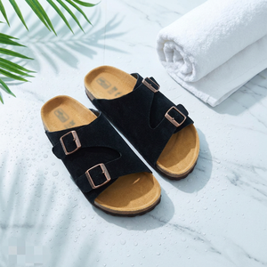 Sandalias <span class=keywords><strong>Birkenstock</strong></span> de la Mejor Calidad al por Mayor, Modelo 2026, Sandalias Planas para Exteriores, Tipo Mule, de Cuero y Gamuza, con Plantilla de Corcho, <span class=keywords><strong>Birkenstock</strong></span> - Product Image 1