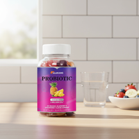 Gummies Probiotiques Marque Blanche 5 Milliards UFC Sans Sucre Complément Alimentaire pour la Santé Digestive Adultes & Enfants 60 Unités
