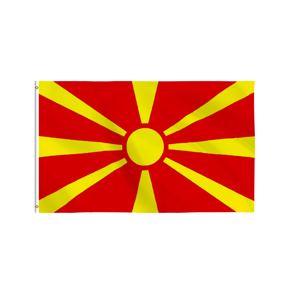North Macedonia national flag