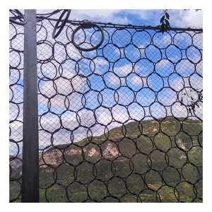 Filet de sécurité en acier galvanisé HHY <span class=keywords><strong>PPS</strong></span> 2m <span class=keywords><strong>X</strong></span> 150m, maille soudée, tissage simple, prévention des chutes de roche en montagne - Product Image 5