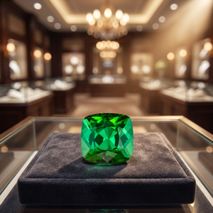 Alta calidad 6mm corte de cojín turmalina verde Natural facetado piedra preciosa suelta precio al por mayor con certificado IGI - Product Image 3