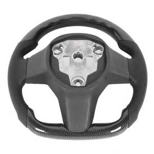 <span class=keywords><strong>Volant</strong></span> en Fiber de carbone pour Tesla modèle Y <span class=keywords><strong>2021</strong></span> 2022 nouveau - Product Image 4