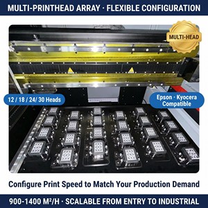 Impresora Industrial de Papel de Sublimación S2000, Ancho de 1.9 m, 8 Cabezales de Impresión I3200, Máquina de Impresión Digital de Transferencia Textil de Alta Velocidad - Product Image 5