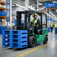 Senyang CDP-40 Kleiner Elektro-Gabelstapler für Neue Energien 4 Tonnen Lithium-Batterie Hydraulischer Seitenschieber Unterstützt Anpassung