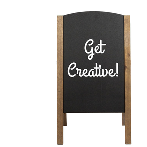 Antique-Classical MDF xách tay bảng đen với khung gỗ bảng đen cho nhà hàng advisement & cửa hàng sử dụng - Product Image 2