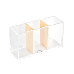 Phụ Kiện Văn Phòng Bằng Acrylic Trong Suốt Hộp Đựng Danh Thiếp/Giá Đỡ Điện Thoại Di Động - Product Image 6