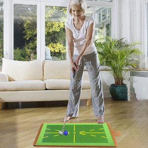 Kit de tapis d'entraînement de golf en gros pour la détection de la trajectoire du swing, la correction de la posture de frappe et la pratique avancée avec guides et aide pour la posture - Product Image 1