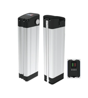 E Bike Battery Lithium-ion 18650 Electric Bicycle Battery 24v 36v 48v Silver Fish Power Battery 250W-1000W Electric Bicycles