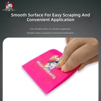 MoxB Raclette de pose pour film teinté de vitres de voiture, en caoutchouc flexible TPU, spécifiquement conçue pour l'application de films transparents, raclette à eau haute protection