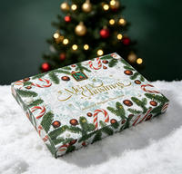 Boîtes cadeaux personnalisées pour calendrier de l'avent de Noël, 24 jours de compte à rebours de l'avent, boîtes cadeaux avec plateau en plastique